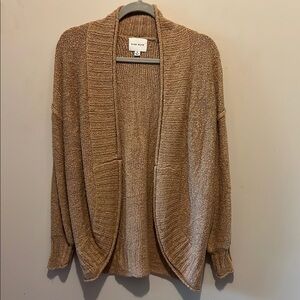 Pink Rose Women's Tan Sweater